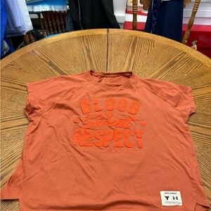 Under Armour Project Rock Orange Graphic Tee